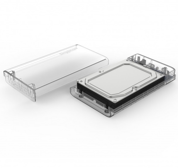  3.5" SATA Enclosure / Dock, USB 3.0, Dual Mode Enclosure & Docking - Clear  